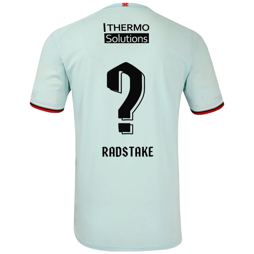 Niño Camiseta Ruben Radstake #0 Verde Claro 2ª Equipación 2024/25 La Camisa Argentina