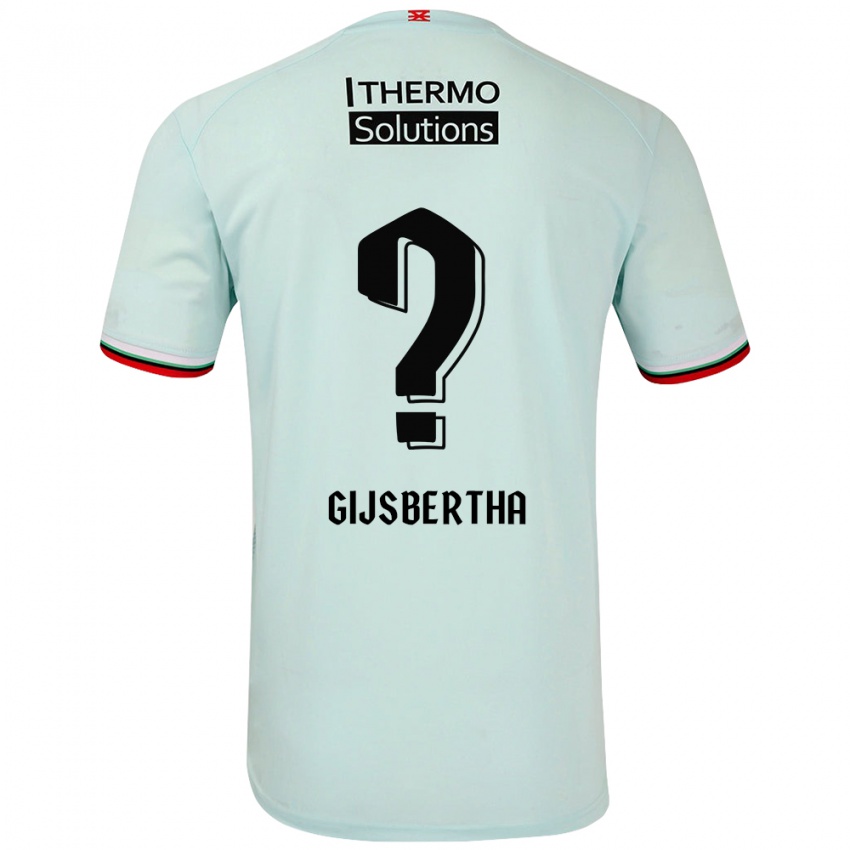 Niño Camiseta Tyrese Gijsbertha #0 Verde Claro 2ª Equipación 2024/25 La Camisa Argentina