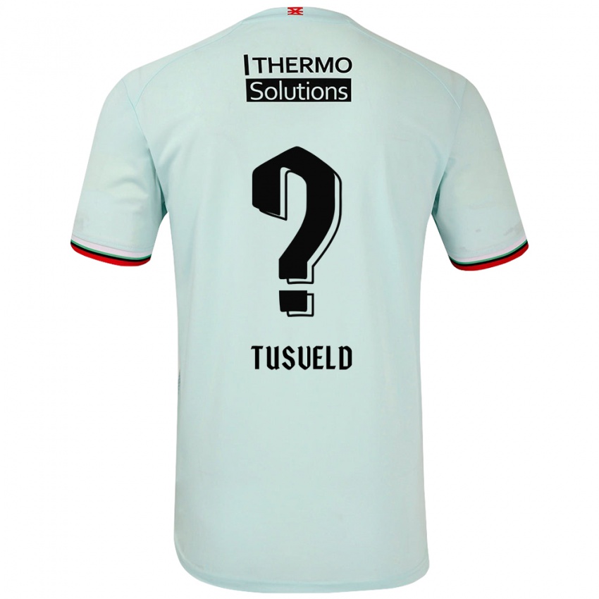 Niño Camiseta Tijn Tusveld #0 Verde Claro 2ª Equipación 2024/25 La Camisa Argentina