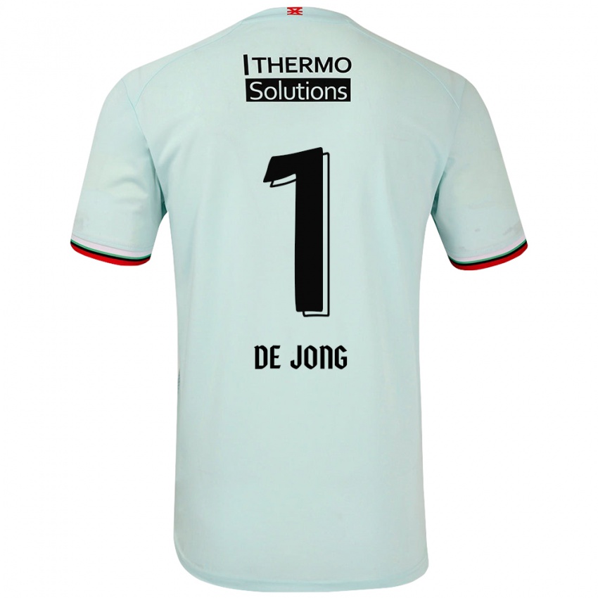 Niño Camiseta Daniëlle De Jong #1 Verde Claro 2ª Equipación 2024/25 La Camisa Argentina