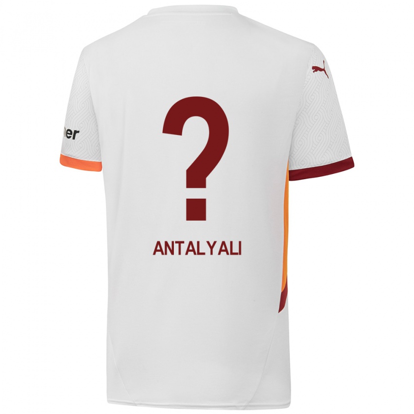 Niño Camiseta Taylan Antalyalı #0 Blanco Amarillo Rojo 2ª Equipación 2024/25 La Camisa Argentina