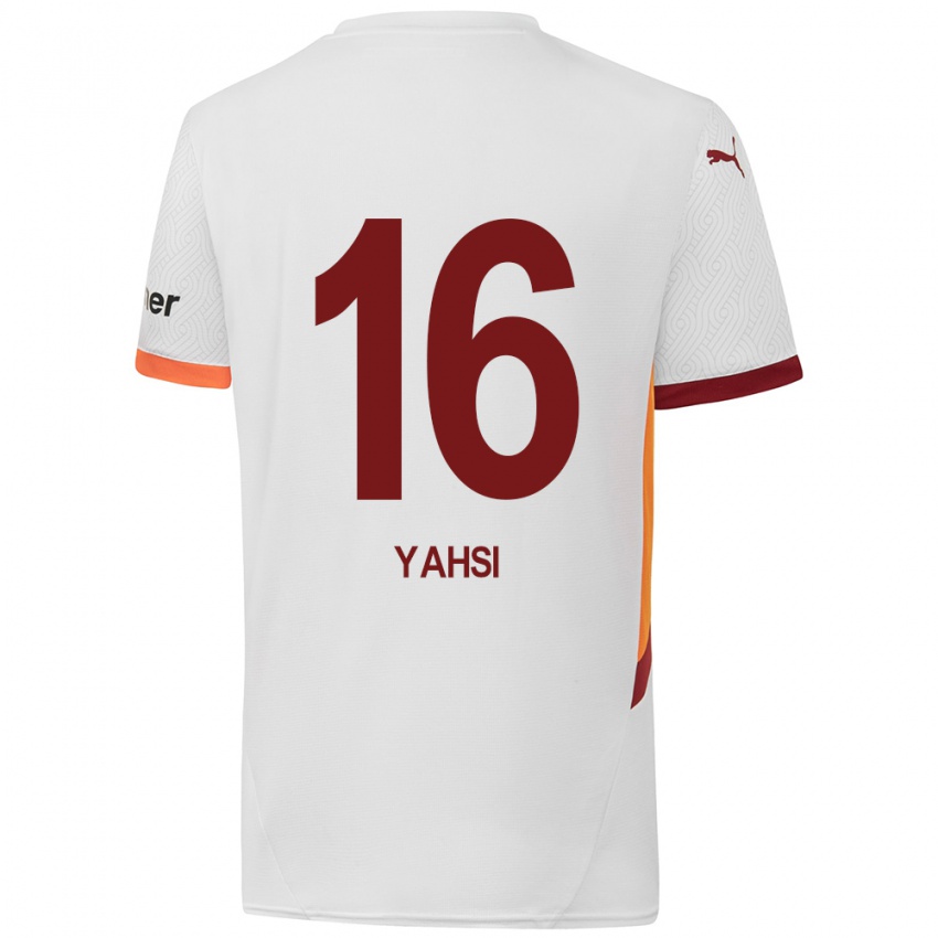 Niño Camiseta Ismail Yahsi #16 Blanco Amarillo Rojo 2ª Equipación 2024/25 La Camisa Argentina