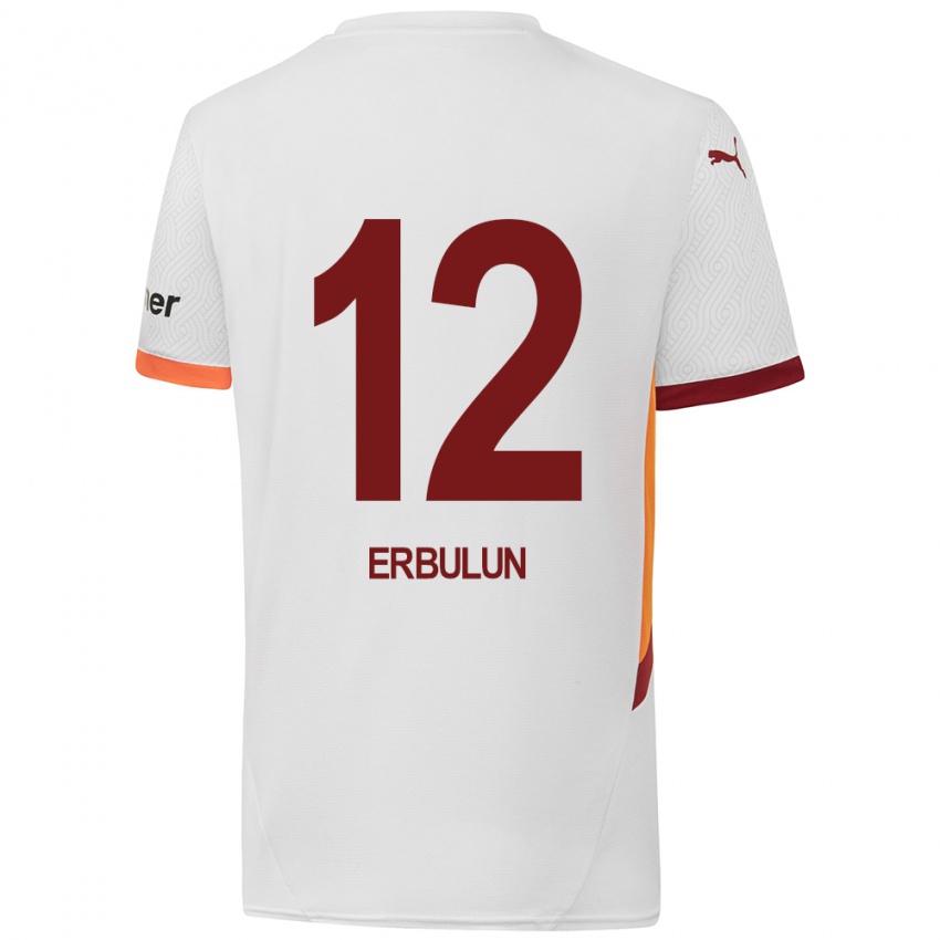 Niño Camiseta Helin Erbulun #12 Blanco Amarillo Rojo 2ª Equipación 2024/25 La Camisa Argentina