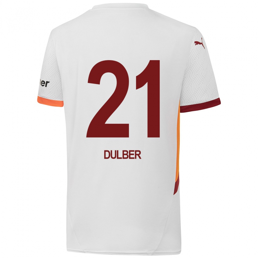 Niño Camiseta Didem Dülber #21 Blanco Amarillo Rojo 2ª Equipación 2024/25 La Camisa Argentina