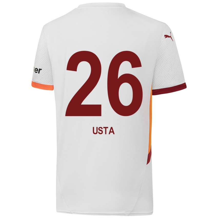 Niño Camiseta Alanur Usta #26 Blanco Amarillo Rojo 2ª Equipación 2024/25 La Camisa Argentina