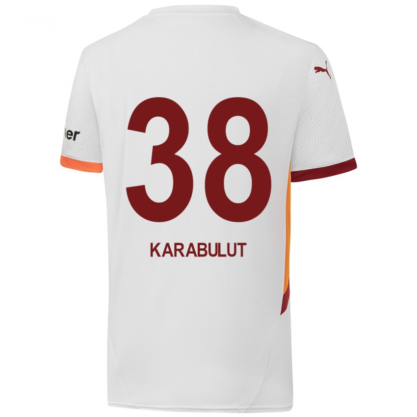 Niño Camiseta Arzu Karabulut #38 Blanco Amarillo Rojo 2ª Equipación 2024/25 La Camisa Argentina