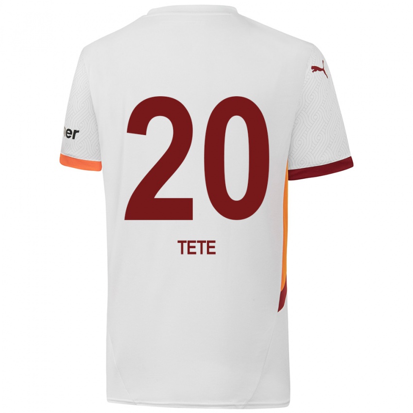 Niño Camiseta Tete #20 Blanco Amarillo Rojo 2ª Equipación 2024/25 La Camisa Argentina