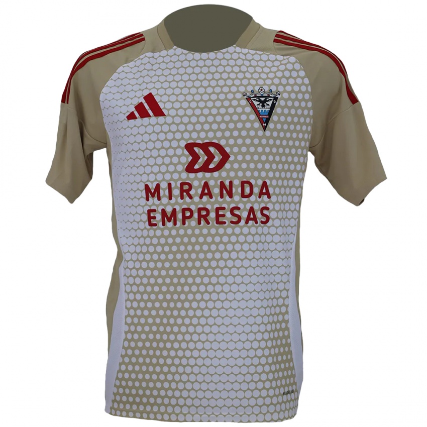 Niño Camiseta Christian Cores #13 Marrón Blanco 2ª Equipación 2024/25 La Camisa Argentina