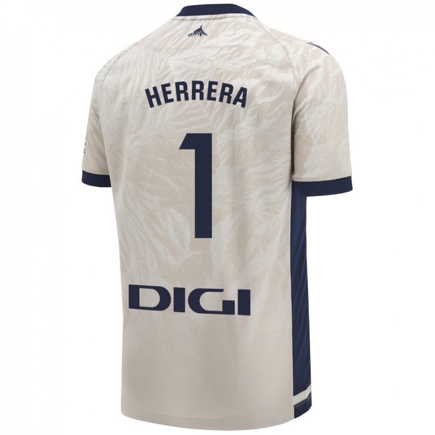 Niño Camiseta Sergio Herrera #1 Gris Claro 2ª Equipación 2024/25 La Camisa Argentina