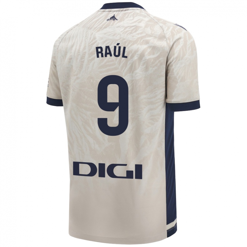 Niño Camiseta Raúl García #9 Gris Claro 2ª Equipación 2024/25 La Camisa Argentina