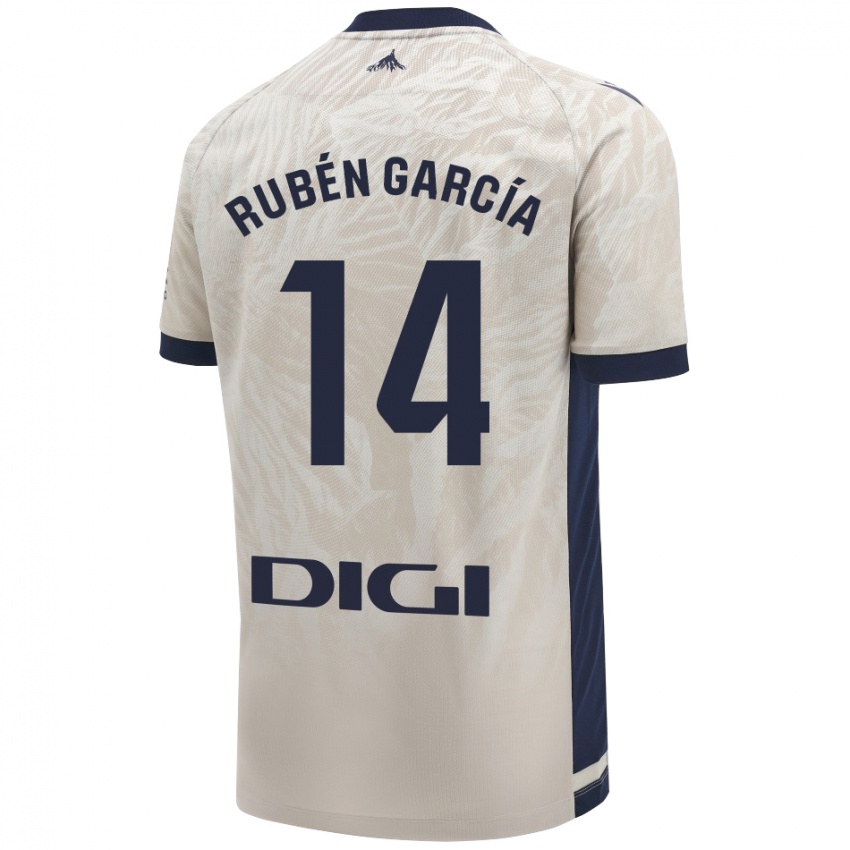 Niño Camiseta Rubén García #14 Gris Claro 2ª Equipación 2024/25 La Camisa Argentina