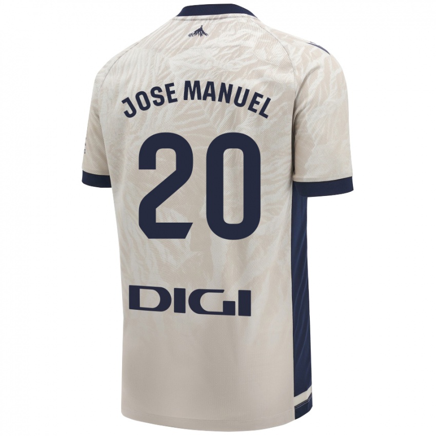 Niño Camiseta José Manuel Arnáiz #20 Gris Claro 2ª Equipación 2024/25 La Camisa Argentina