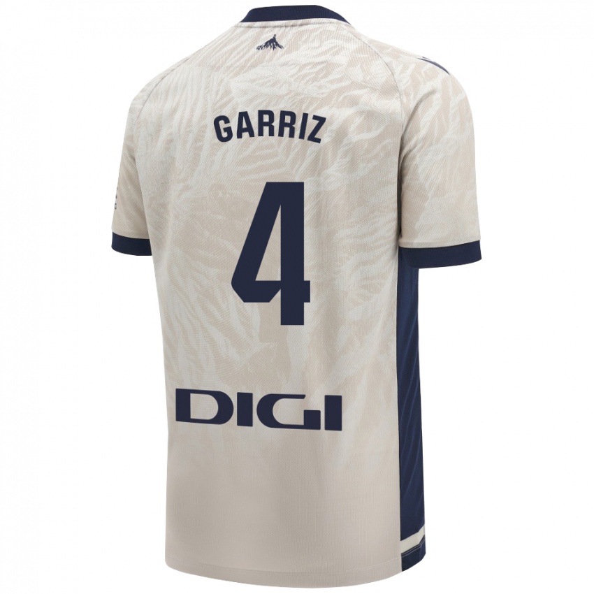 Niño Camiseta Ibaider Garriz #4 Gris Claro 2ª Equipación 2024/25 La Camisa Argentina