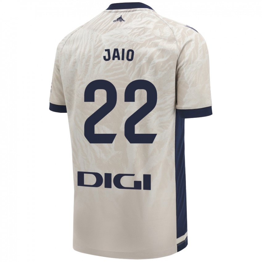 Niño Camiseta Jaione Larraiotz Senosiain #22 Gris Claro 2ª Equipación 2024/25 La Camisa Argentina