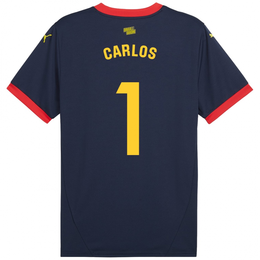 Niño Camiseta Juan Carlos #1 Azul Marino Rojo 2ª Equipación 2024/25 La Camisa Argentina