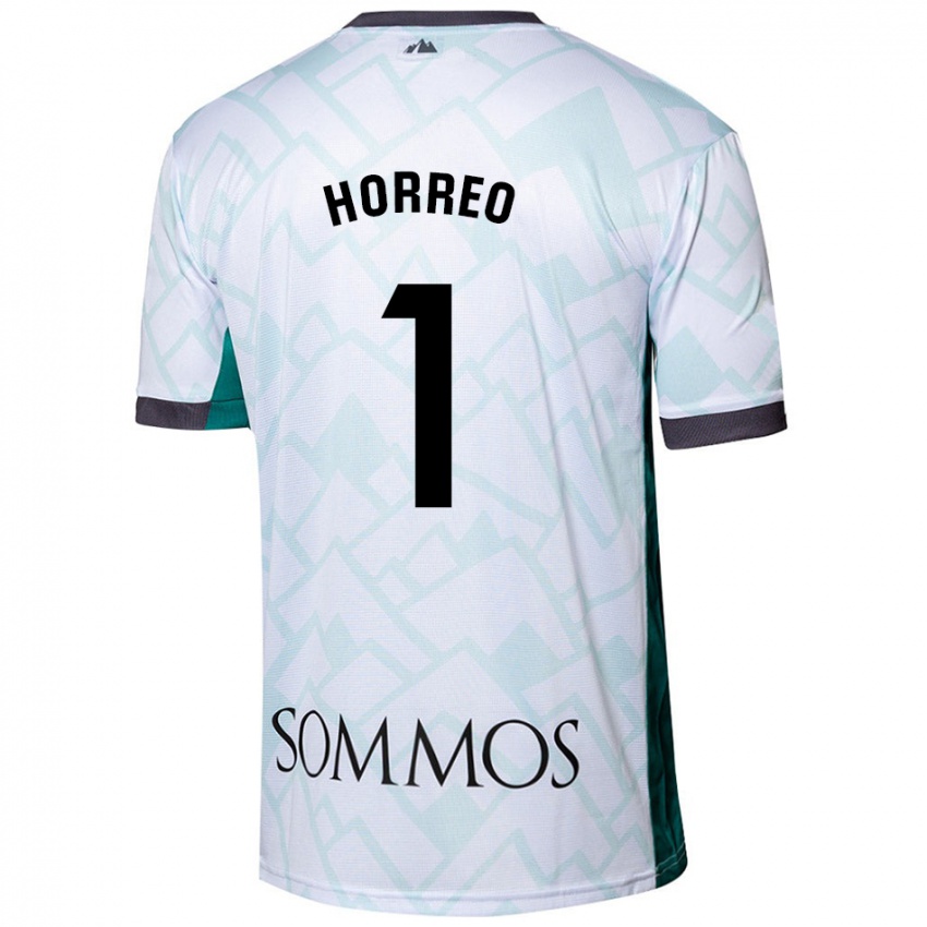 Niño Camiseta Berto Hórreo #1 Blanco Verde 2ª Equipación 2024/25 La Camisa Argentina