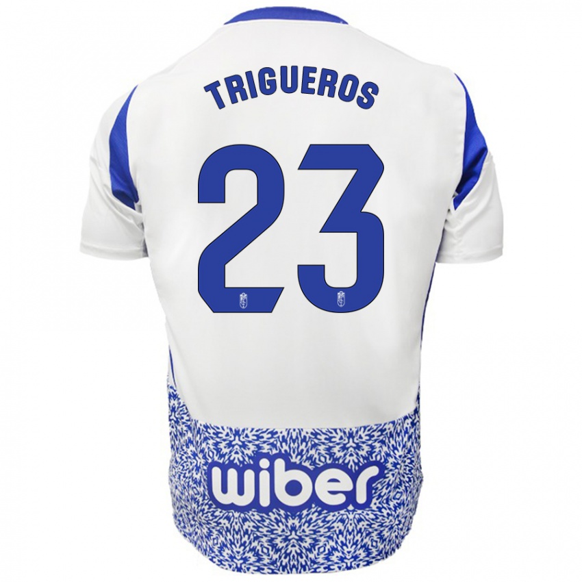 Niño Camiseta Manu Trigueros #23 Blanco Azul 2ª Equipación 2024/25 La Camisa Argentina