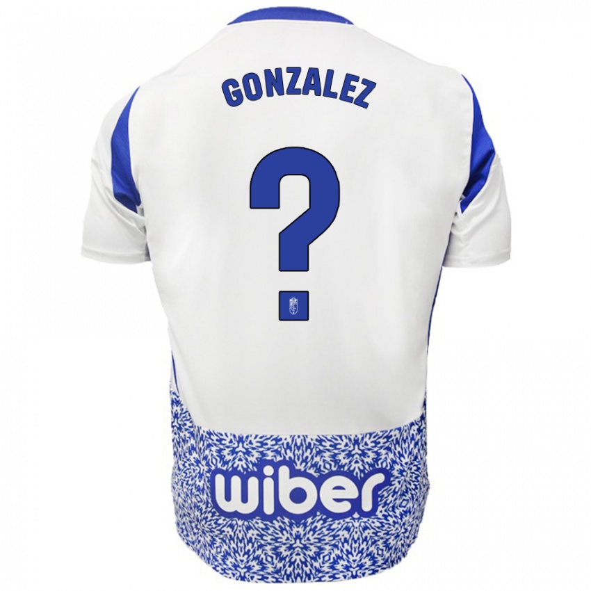 Niño Camiseta Paco González #0 Blanco Azul 2ª Equipación 2024/25 La Camisa Argentina