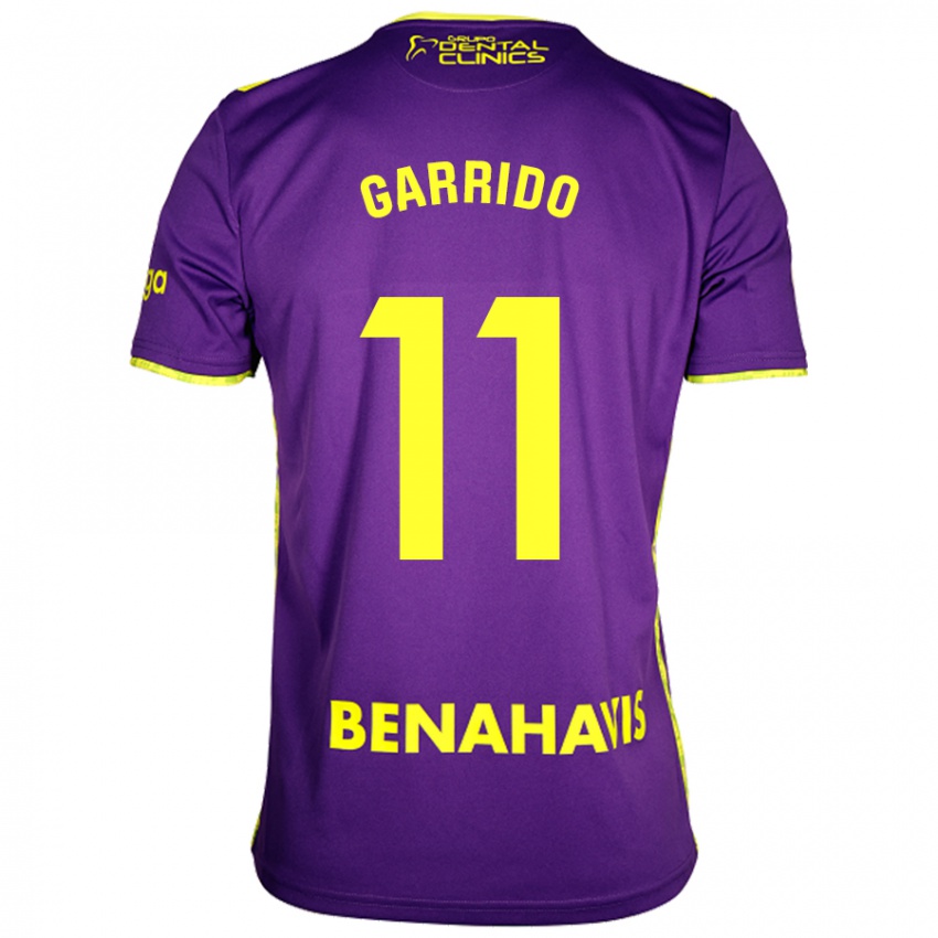 Niño Camiseta Rafael Garrido #11 Púrpura Amarillo 2ª Equipación 2024/25 La Camisa Argentina