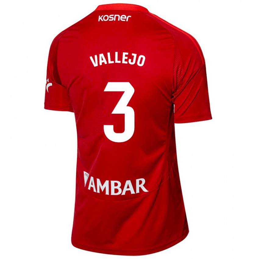 Niño Camiseta Jaime Vallejo #3 Blanco Azul 2ª Equipación 2024/25 La Camisa Argentina