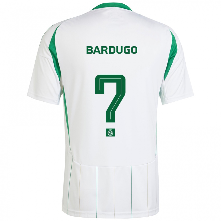 Niño Camiseta Ariel Bardugo #0 Blanco Verde 2ª Equipación 2024/25 La Camisa Argentina