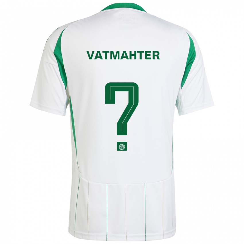 Niño Camiseta Liam Vatmahter #0 Blanco Verde 2ª Equipación 2024/25 La Camisa Argentina