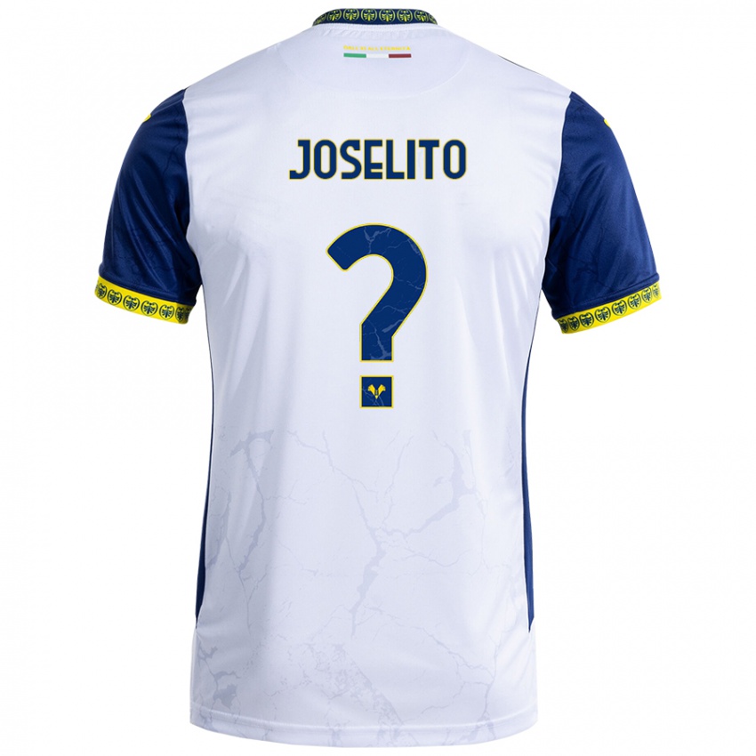 Niño Camiseta Joselito #0 Blanco Azul 2ª Equipación 2024/25 La Camisa Argentina