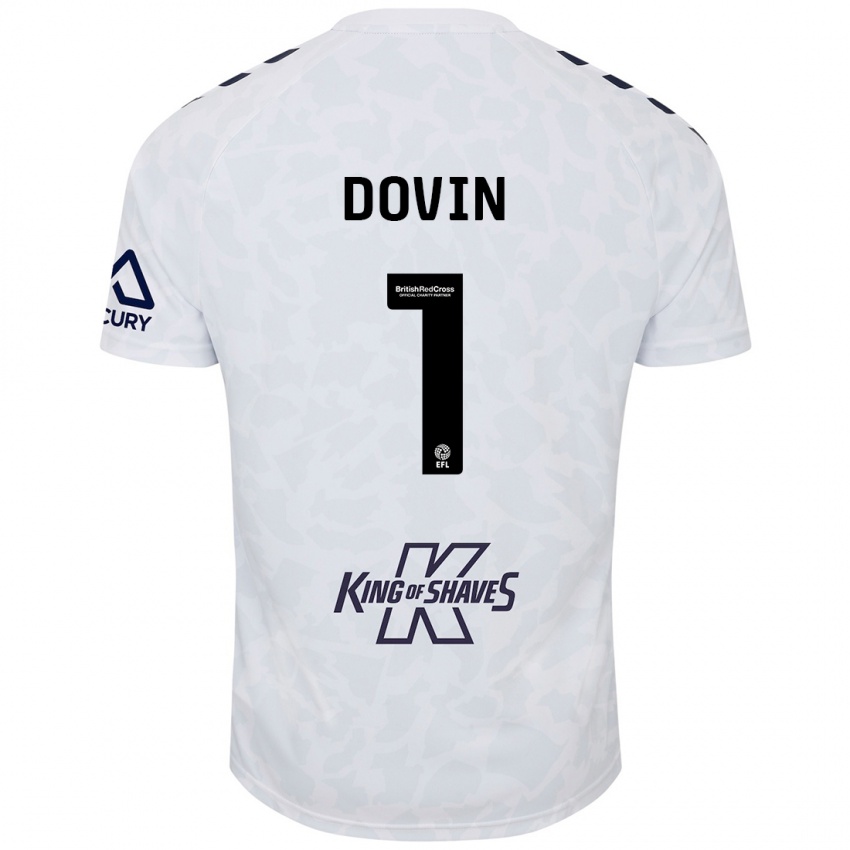 Niño Camiseta Oliver Dovin #1 Blanco 2ª Equipación 2024/25 La Camisa Argentina