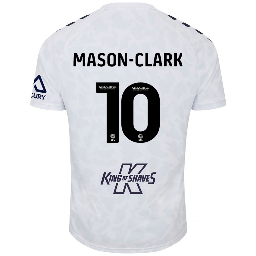 Niño Camiseta Ephron Mason-Clark #10 Blanco 2ª Equipación 2024/25 La Camisa Argentina