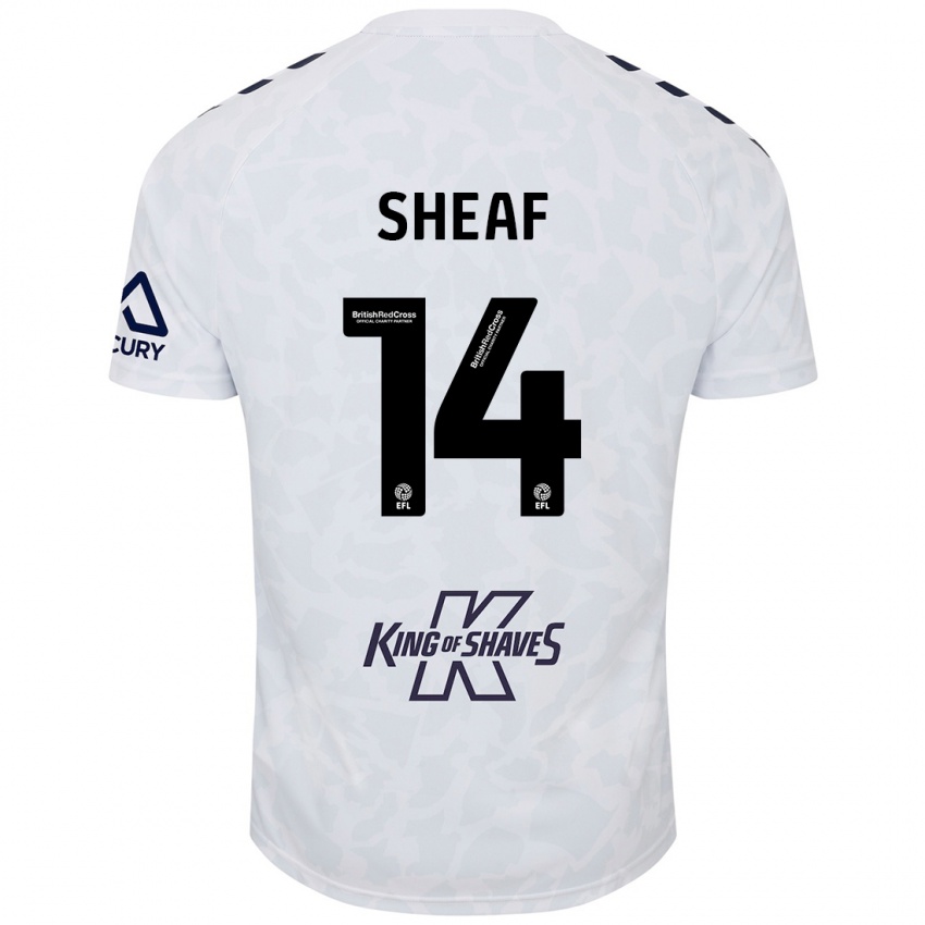 Niño Camiseta Ben Sheaf #14 Blanco 2ª Equipación 2024/25 La Camisa Argentina