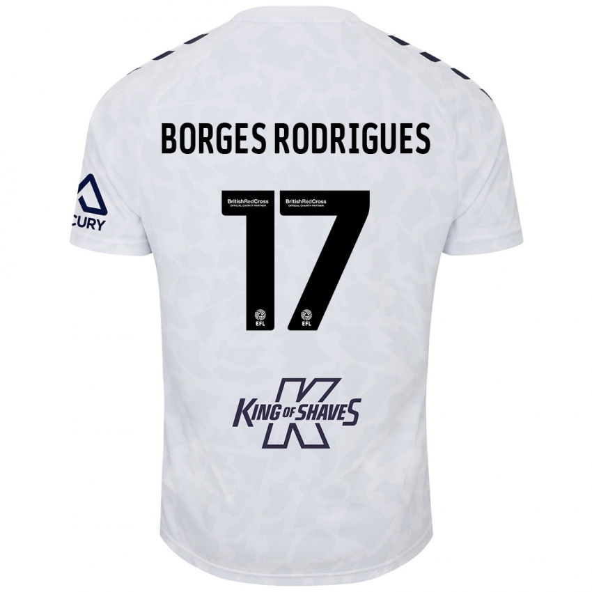 Niño Camiseta Raphael Borges Rodrigues #17 Blanco 2ª Equipación 2024/25 La Camisa Argentina