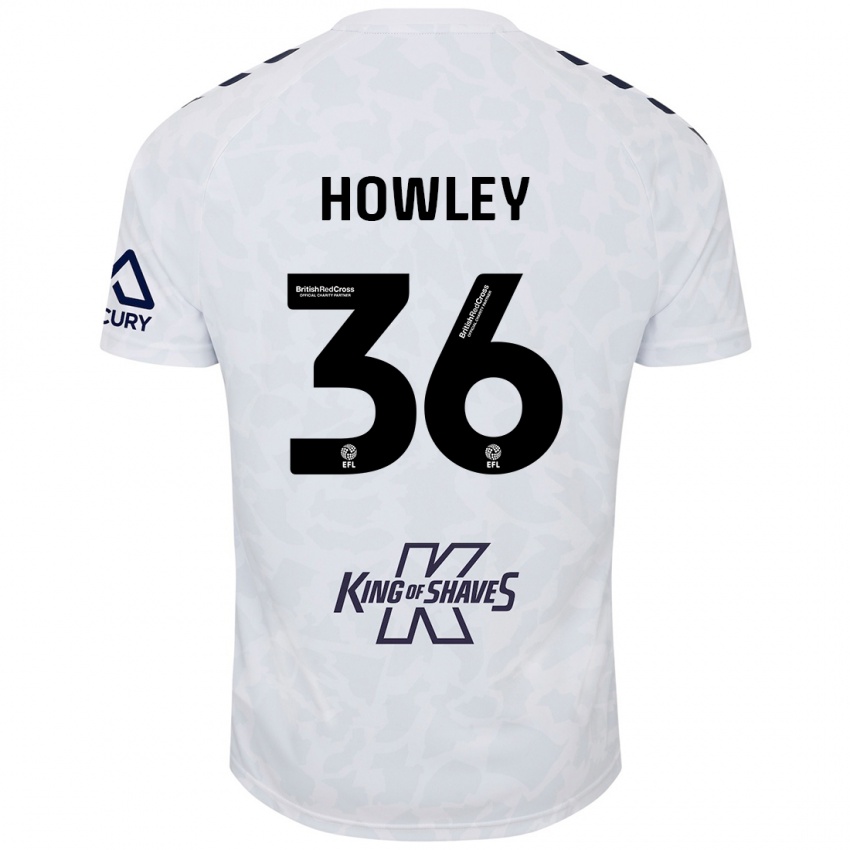 Niño Camiseta Ryan Howley #36 Blanco 2ª Equipación 2024/25 La Camisa Argentina