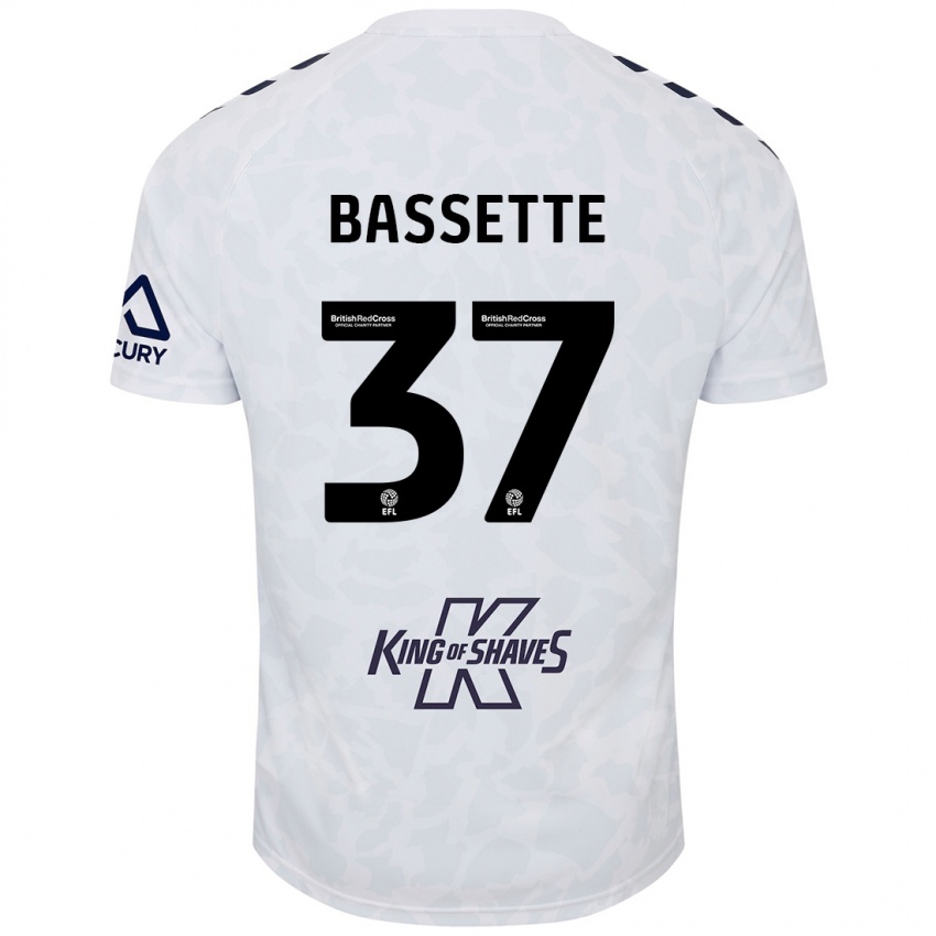 Niño Camiseta Norman Bassette #37 Blanco 2ª Equipación 2024/25 La Camisa Argentina