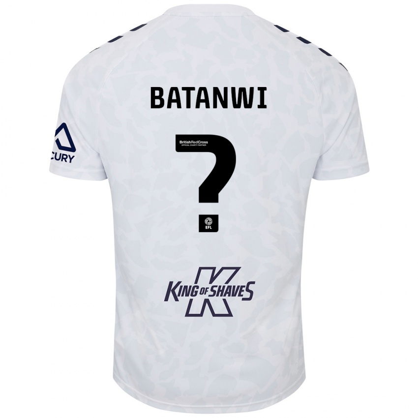 Niño Camiseta Tristen Batanwi #0 Blanco 2ª Equipación 2024/25 La Camisa Argentina