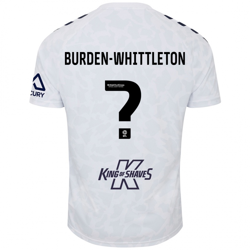 Niño Camiseta Charlie Burden-Whittleton #0 Blanco 2ª Equipación 2024/25 La Camisa Argentina