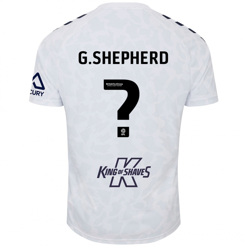 Niño Camiseta George Shepherd #0 Blanco 2ª Equipación 2024/25 La Camisa Argentina