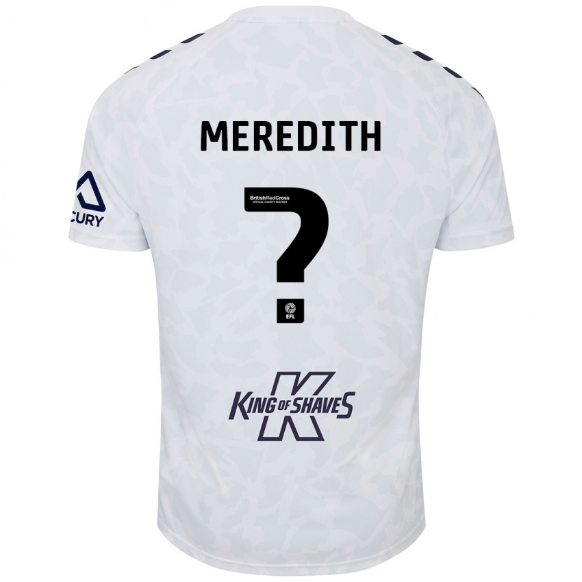 Niño Camiseta Eliot Meredith #0 Blanco 2ª Equipación 2024/25 La Camisa Argentina