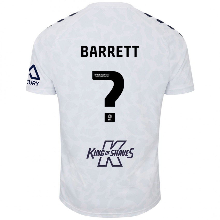 Niño Camiseta Marlow Barrett #0 Blanco 2ª Equipación 2024/25 La Camisa Argentina