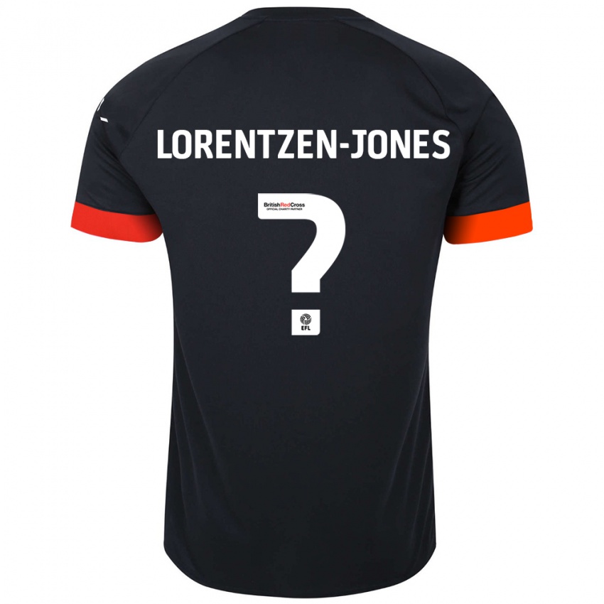 Niño Camiseta Jack Lorentzen-Jones #0 Negro Naranja 2ª Equipación 2024/25 La Camisa Argentina