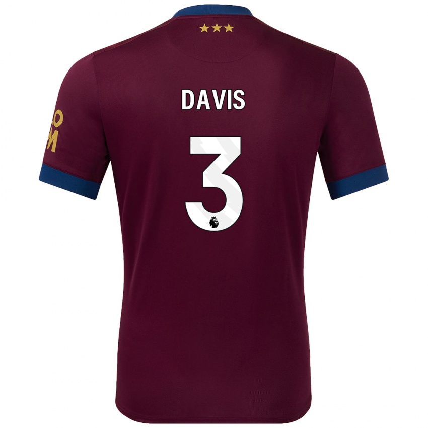 Niño Camiseta Leif Davis #3 Marrón 2ª Equipación 2024/25 La Camisa Argentina