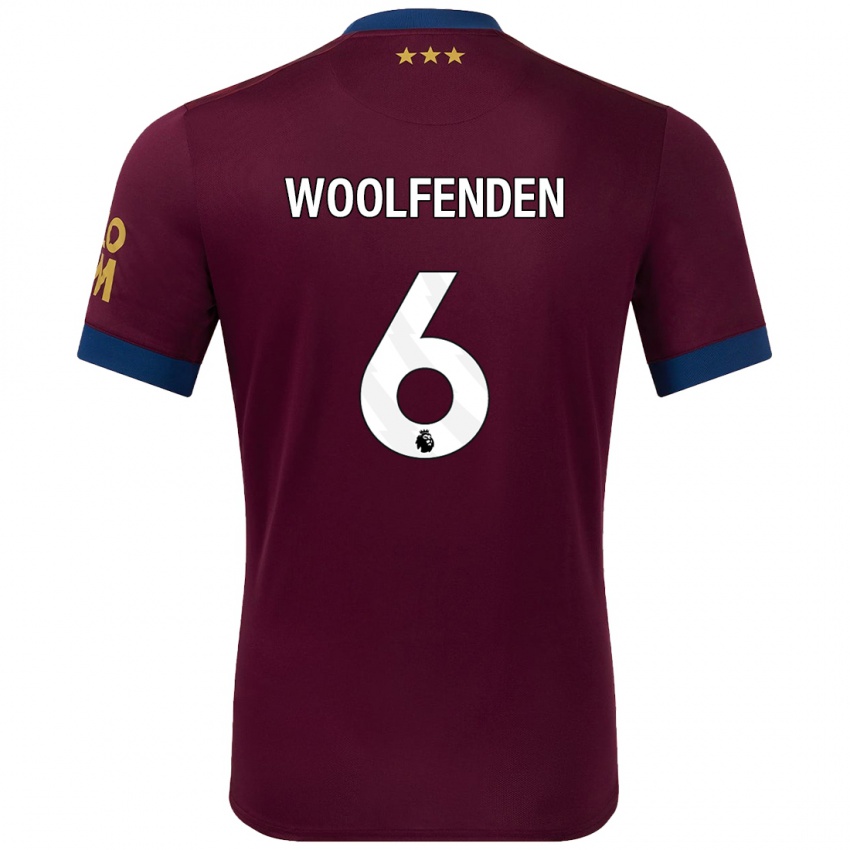 Niño Camiseta Luke Woolfenden #6 Marrón 2ª Equipación 2024/25 La Camisa Argentina