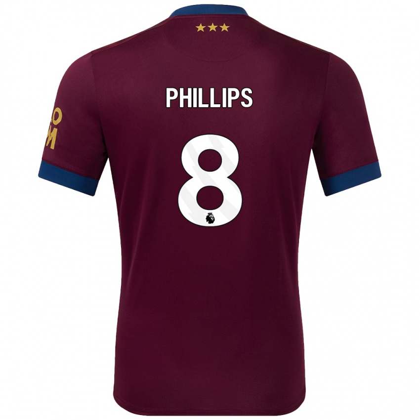 Niño Camiseta Kalvin Phillips #8 Marrón 2ª Equipación 2024/25 La Camisa Argentina