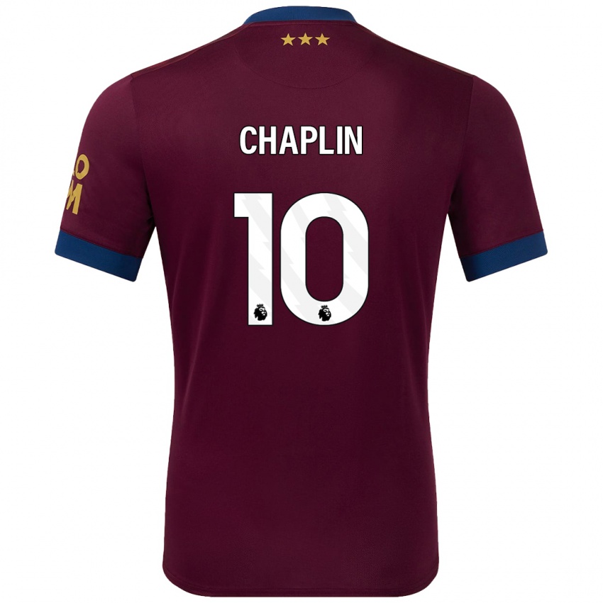 Niño Camiseta Conor Chaplin #10 Marrón 2ª Equipación 2024/25 La Camisa Argentina