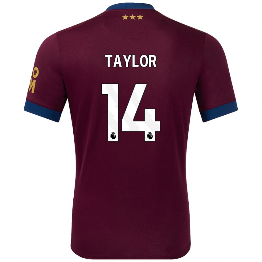 Niño Camiseta Jack Taylor #14 Marrón 2ª Equipación 2024/25 La Camisa Argentina