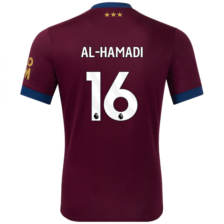 Niño Camiseta Ali Al-Hamadi #16 Marrón 2ª Equipación 2024/25 La Camisa Argentina