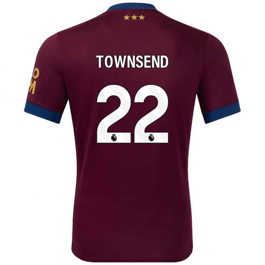 Niño Camiseta Conor Townsend #22 Marrón 2ª Equipación 2024/25 La Camisa Argentina