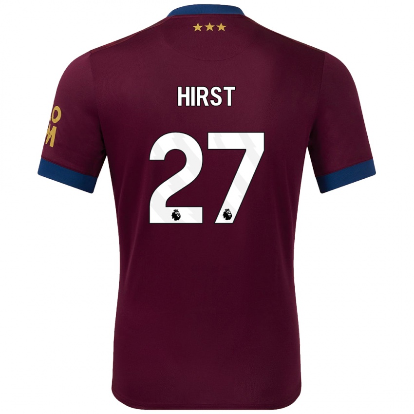 Niño Camiseta George Hirst #27 Marrón 2ª Equipación 2024/25 La Camisa Argentina