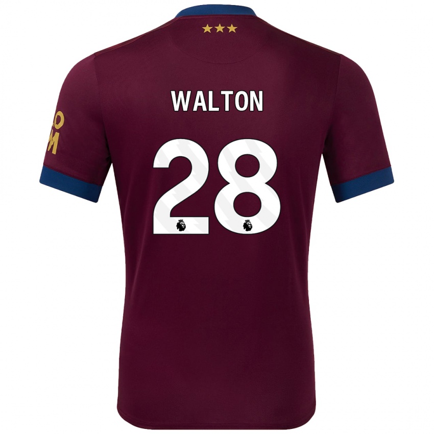 Niño Camiseta Christian Walton #28 Marrón 2ª Equipación 2024/25 La Camisa Argentina