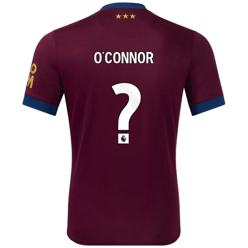 Niño Camiseta Daniel O'connor #0 Marrón 2ª Equipación 2024/25 La Camisa Argentina