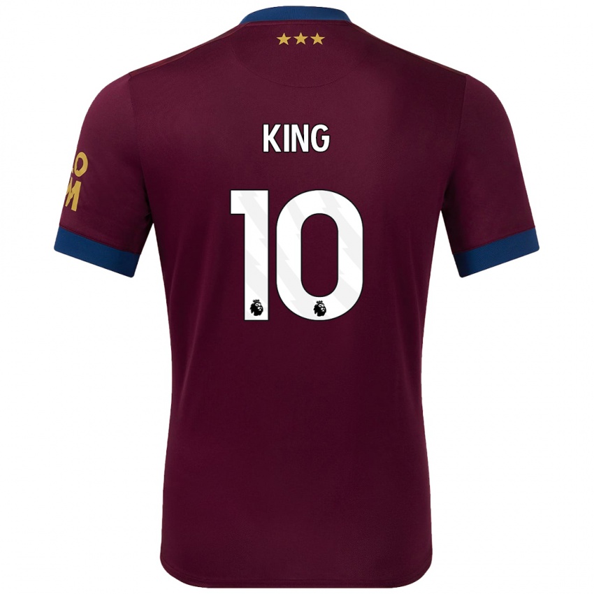 Niño Camiseta Eloise King #10 Marrón 2ª Equipación 2024/25 La Camisa Argentina